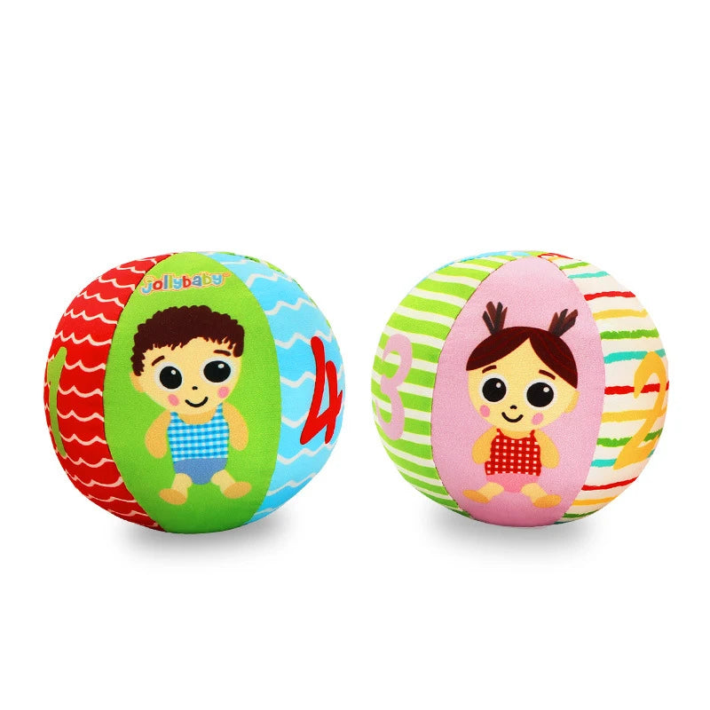 Soft Plush Rattle Ball Toy