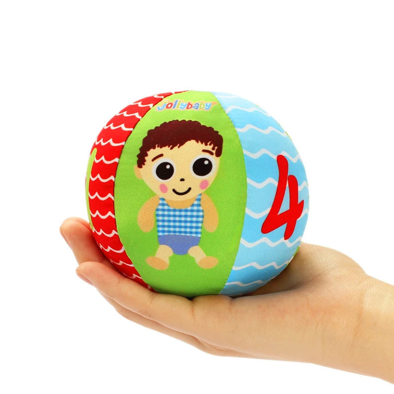 Soft Plush Rattle Ball Toy