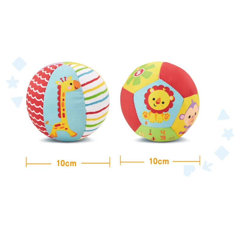 Soft Plush Rattle Ball Toy