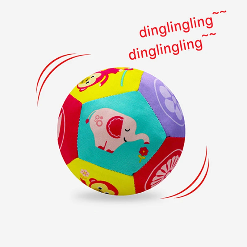 Soft Plush Rattle Ball Toy