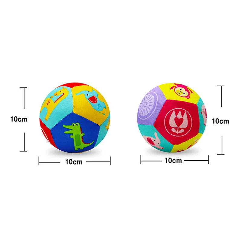 Soft Plush Rattle Ball Toy