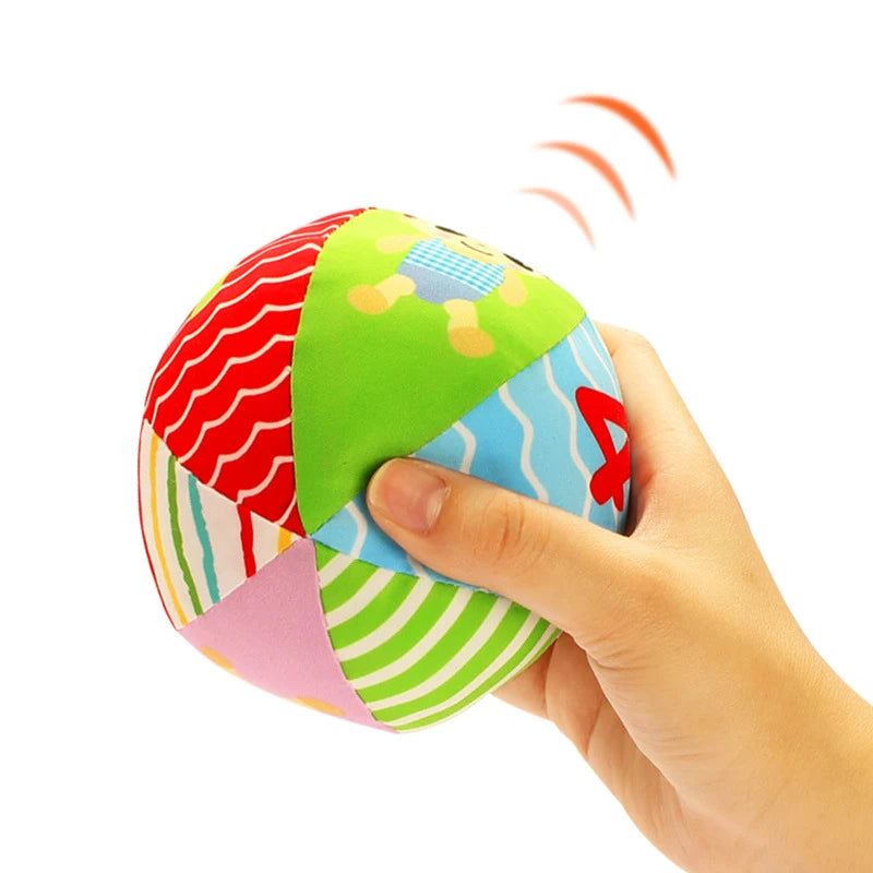 Soft Plush Rattle Ball Toy