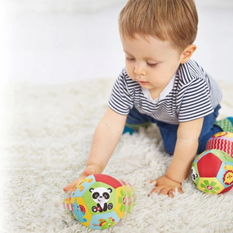 Soft Plush Rattle Ball Toy