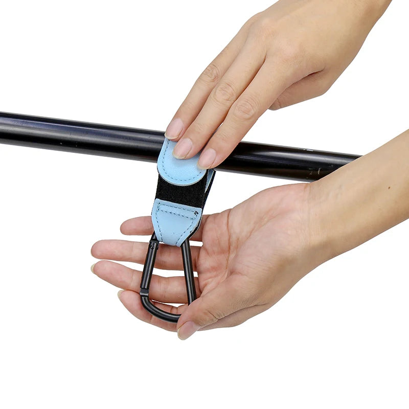Leren Buggyhaken 360° Draaibaar