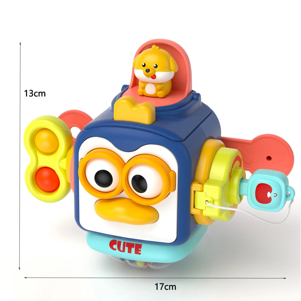 Montessori Activity Cube for Toddlers