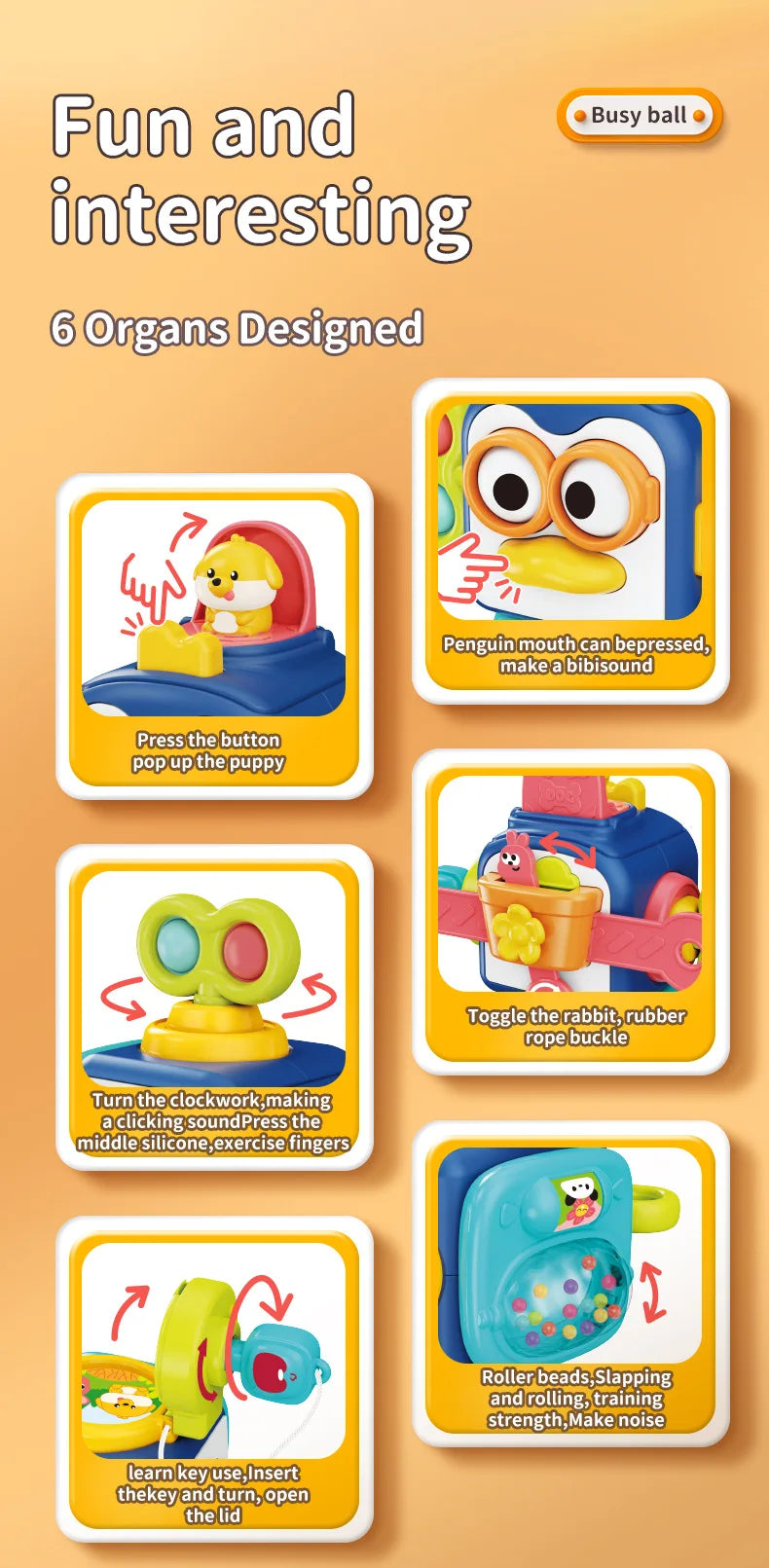 Montessori Activity Cube for Toddlers
