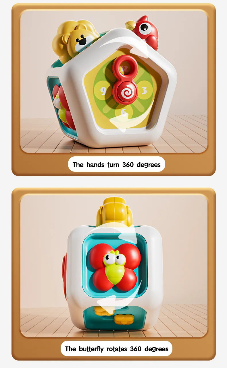 Montessori Activity Cube for Toddlers