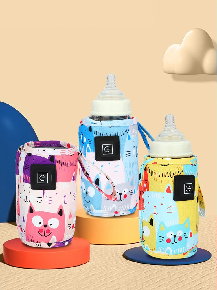 Draagbare USB Flessenwarmer