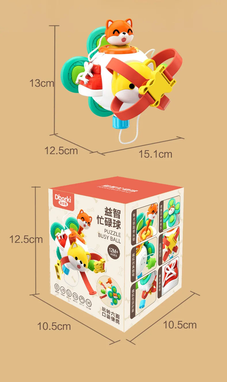 Montessori Activity Cube for Toddlers