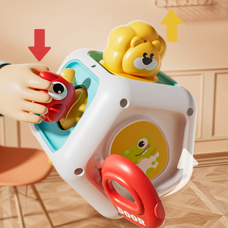 Montessori Activity Cube for Toddlers