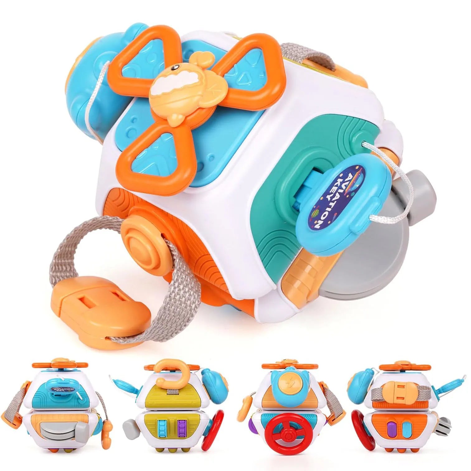 Montessori Activity Cube for Toddlers