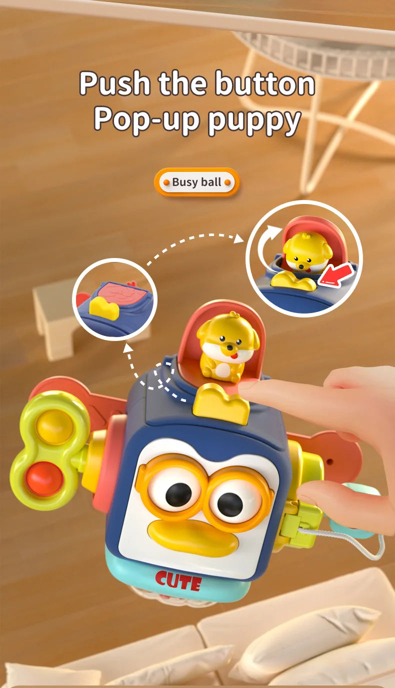 Montessori Activity Cube for Toddlers