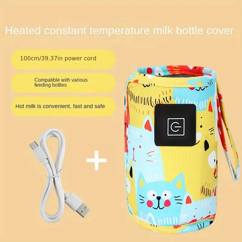 Draagbare USB Flessenwarmer