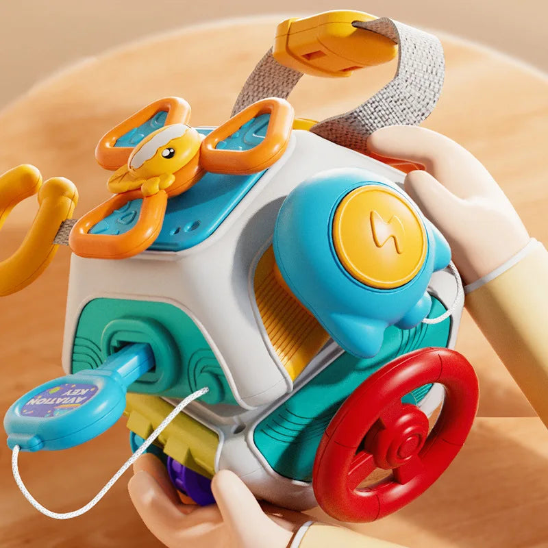 Montessori Activity Cube for Toddlers