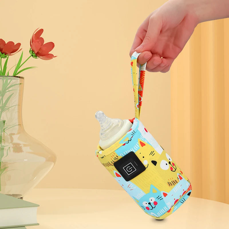Draagbare USB Flessenwarmer