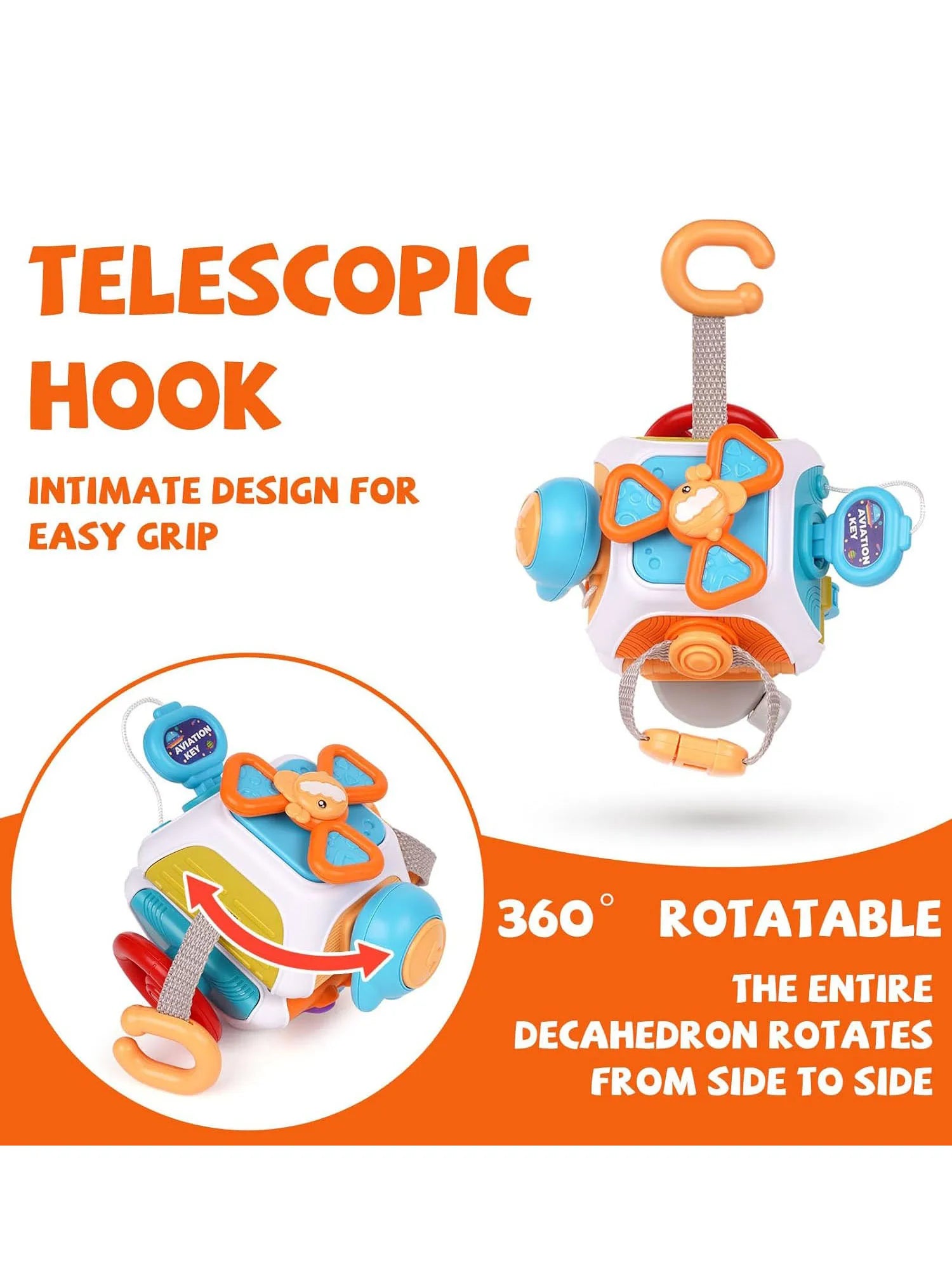 Montessori Activity Cube for Toddlers