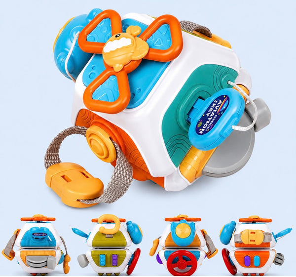 Montessori Activity Cube 10-in-1 - BabyBoutique